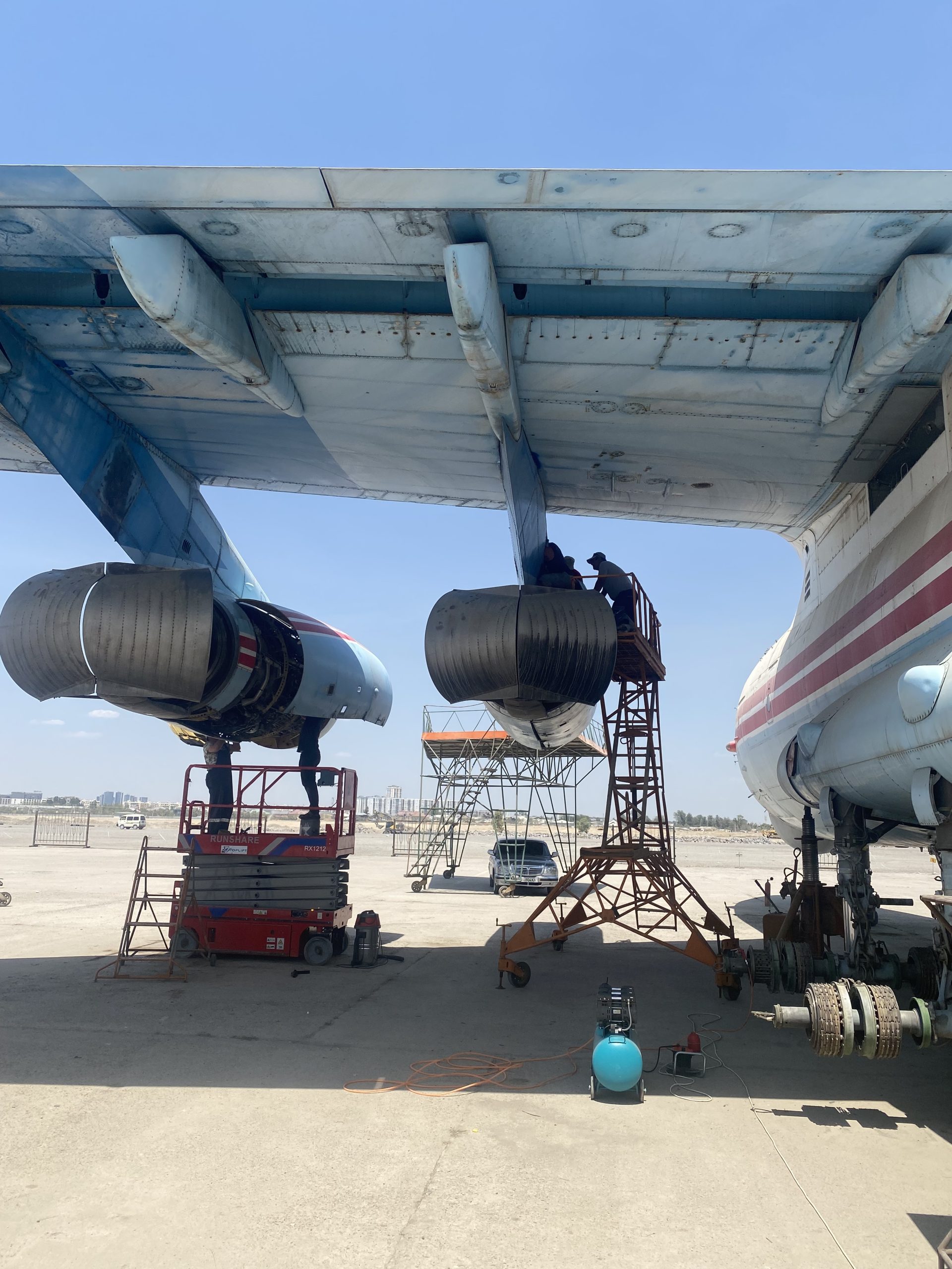 Service of the aircraft engine