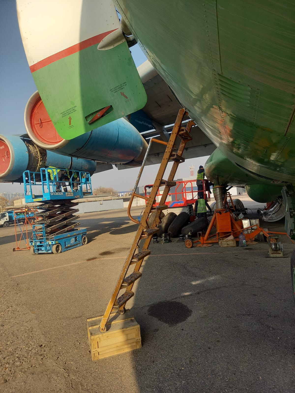 Preparing an aircraft for flight